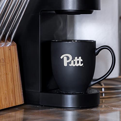 NCAA Pittsburgh Panthers 16oz Laser Engraved Bistro Mug - Unisex Fan Gift