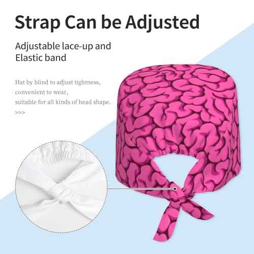 Working Cap Breathable Unisex Women Men Elastic Bandage Tie Back Hats Scrub Nursing Doctor Surgeon Cap