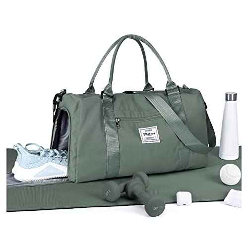 Gym Bag Womens,Travel Duffel Carry on Bag Sport Tote Bag Weekend Overnight Bag