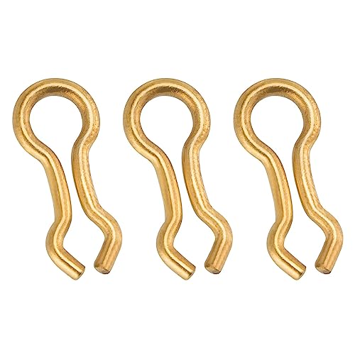 Fishing Sinkers Eyes for Lead Weight Mold US Size - Pack of 100 - Brass