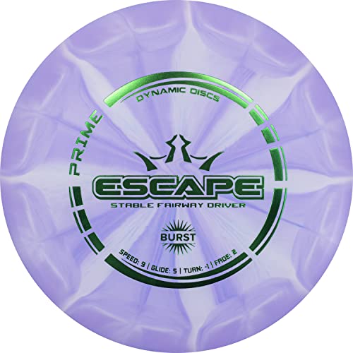 Purple Dynamic Discs Prime Burst Escape Disc Golf Fairway Driver