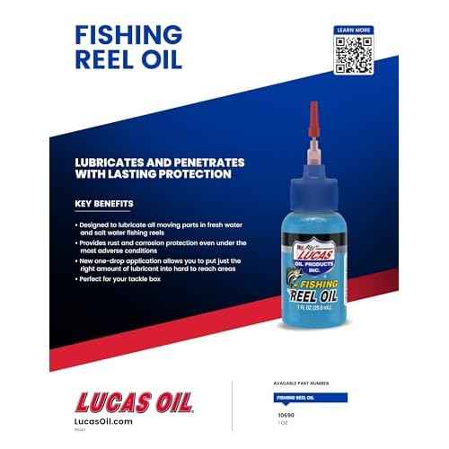 Lucas Oil 10690 Fishing Reel Oil - 1 Ounce (Pack of 20)