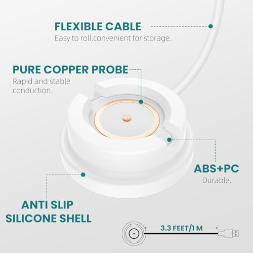 Fast Charging USB Cable with Anti-Slip Base for Smart Bracelets