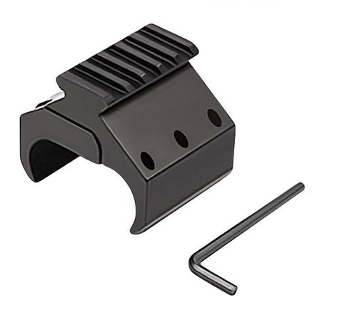 Gotical Tactical Double Barrel Shotgun Mount w/ 5 Slot 20/21 Picatinny Rail, Shotgun Accessories for Laser Sight Flashlight Light Mount (1 Piece)