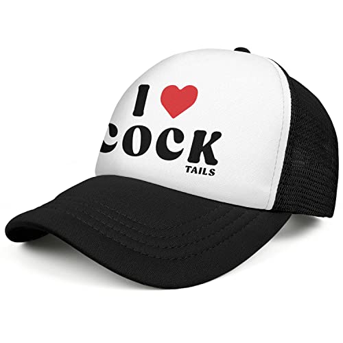 Funny Trucker Hat Snapback Baseball Cap - Cocktail Variation