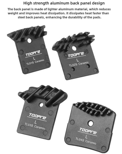 Bike Disc Brake Ceramic Pads Compatible with Shimano and SRAM Models