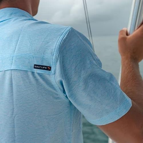 Salt Life Men's H20 Short Sleeve Fishing Shirt