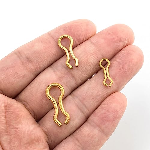 Fishing Sinkers Eyes for Lead Weight Mold US Size - Pack of 100 - Brass