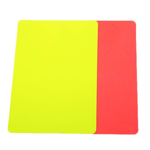 Football Referee Equipment-Red and Yellow Cards Record for Soccer Games