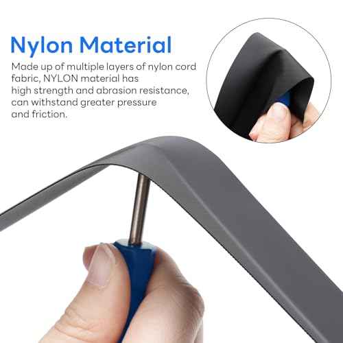 YunSCM 2-Pcs 20 x 4 Fat E-Bike Rim Strips Nylon Rim Tape Tire Liners Compatible with 20x4.0 E-Bike Electric Bike, Mountian Bicycle Bike Fat Tires