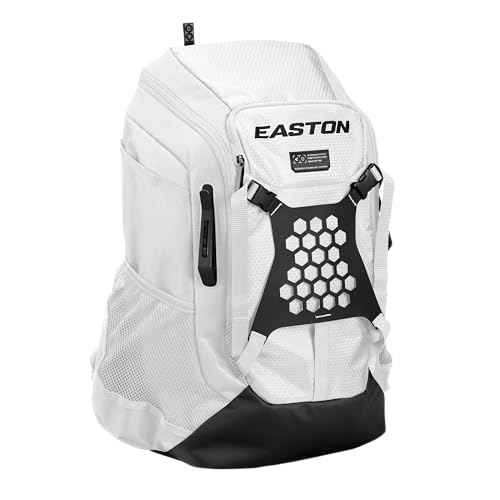 Easton | Walk-Off NX Backpack Bag Series | Adult | Team Logo Embroidery Panel | White