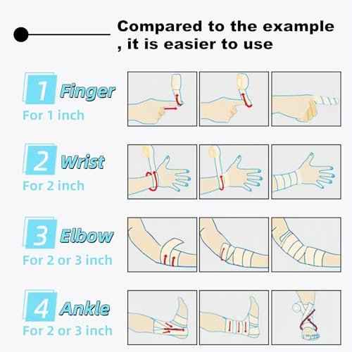 6 Pack Self Adhesive Bandage Wrap Colorful Pattern Print Elastic Cohesive Stretchy Sport Grip Tape for Finger Wrist Toe Vet Wraps