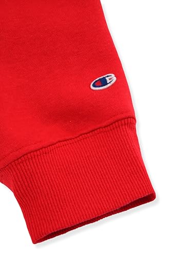 Champion Boys Zip Front Fleece Hoodie Sweatshirt Small Lychee Red