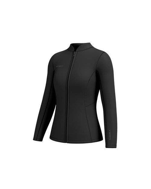 Seaskin Womens Wetsuit Tops 2mm Front Zipper