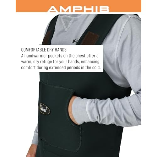 FROGG TOGGS Men's Amphib Stockingfoot Neoprene Waterproof Fishing Chest Wader for Fishing