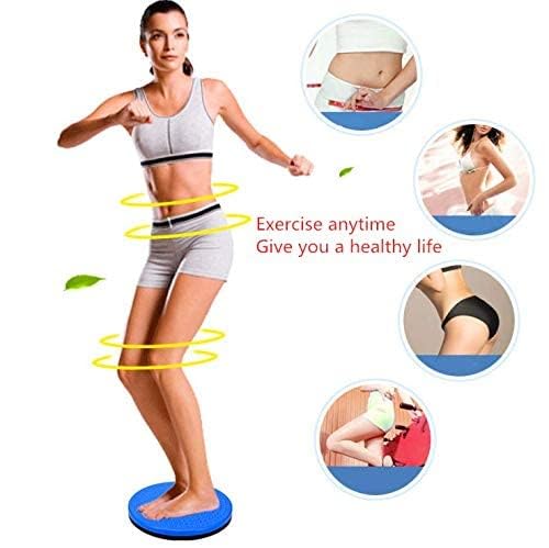 Body Waist Twister, Waist Disc Trainer Board ABS Twist Waist Disc Board Body Building Twister Plate Weight Loss Foot Massage Plate (BLUE)