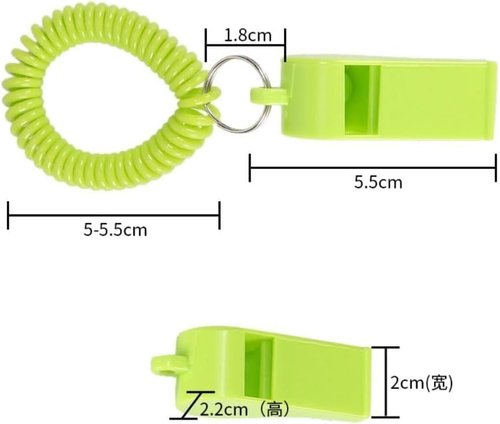 Gryshanyun Pink Sports Whistle with Adjustable Wrist Strap - High-Frequency Sound for Coaches, Referees and Team Sports, Durable Plastic Emergency Whistle for Soccer, Baseball and Outdoor Safety