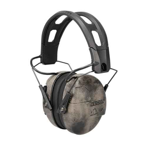 Walker's Recon Digital Muffs - Durable IPX4 Resistant Shooting Hearing Protection Electronic Muffs, 2 AAA Batteries Included