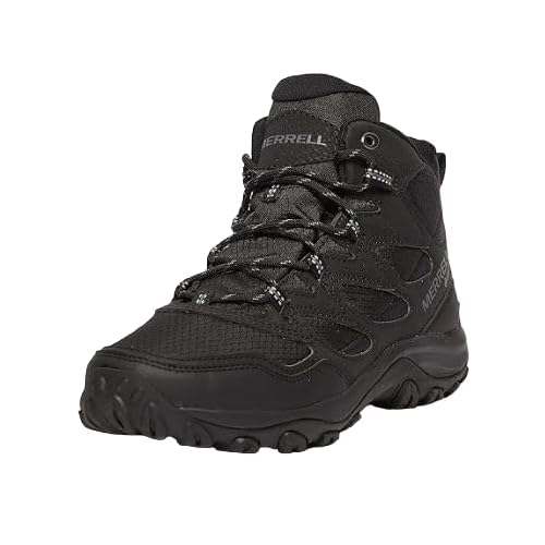 Merrell J500203 Mens Boots West Rim Sport Mid GTX Black/Black US Size 10