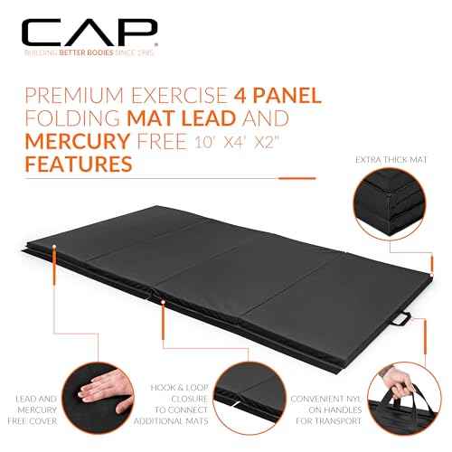 CAP Barbell All Purpose Folding Anti Tear Exercise Training Aerobic Fitness Gym & Gymnastics Balance Mat | Multiple options