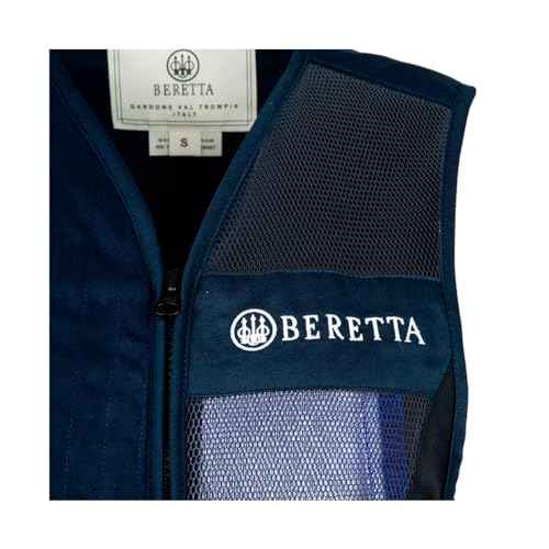 Beretta Women's Uniform Pro 20.20 Micro Lightweight Breathable Meshed Cotton Shooting Vest with Expandable Front Pockets