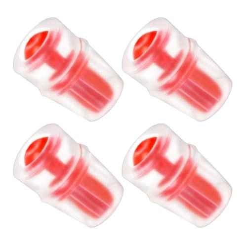 4-Pack Silicone Bite Valve Replacement Nozzles Compatible with Osprey Hydration Bladders, Hydraulics Bite Valve Replacement for Water Reservoir