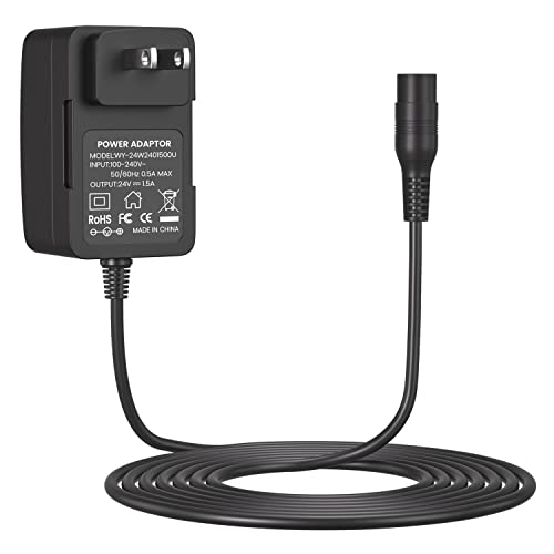 24V 1.5A Electric Scooter Battery Charger Replacement for Razor E100 E200 E300 MX350