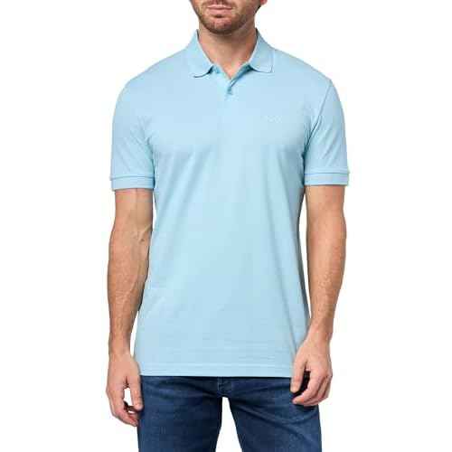 BOSS Mens Pio Sporty Tonal Collar Polo