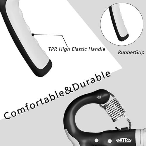 Kids Hand Grip Strengthener 2 Pack Adjustable Resistance Black & Purple