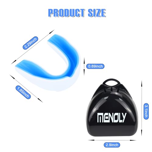 Youth Mouth Guard 6 Pack for Kids 8-14 Years Old with Carry Cases - Safe Sports Protection