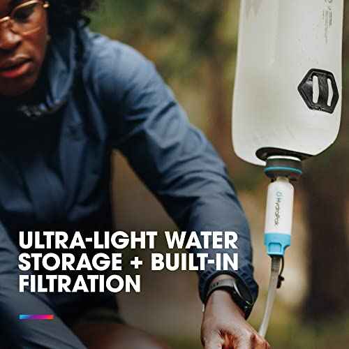HydraPak Seeker+ - Collapsible Water Filtration & Storage (6L) - BPA & PVC Free, Hydration Reservoir Bag, Leak Proof, Lightweight