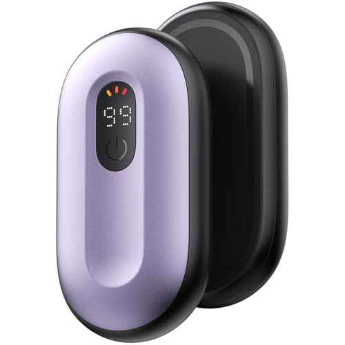 coldSky Hand Warmers Rechargeable 2 Pack, Magnetic Electric Hand Warmer with Digital Display, Reusable Handwarmers Heat Up to 140¢µ, Portable Pocket Heater Warm Gift for Outdoors, Camping, Hunting