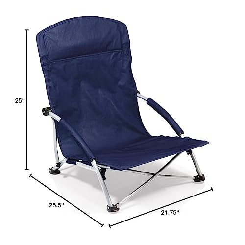 ONIVA - a Picnic Time brand - Tranquility Beach Chair with Carry Bag - Low Beach Chair
