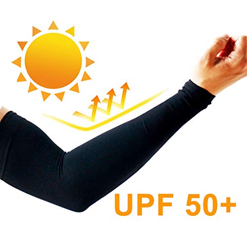 UV Protection Cooling Arm Sleeves for Men and Women UPF 50 Sun Cover