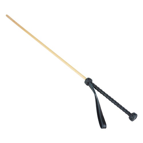BDSMNOOK Horse Riding Whip, 18.8 Inch Wooden Rattan Riding Crop, Perfect for Training Shows and Costumes Equestrian Horse Whip, with Non-Slip Hand Woven Handles, Wristband Design