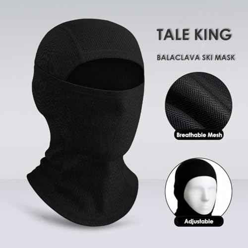 Ski Mask for Men & Women Balaclava Face Mask Summer Breathable Full Head Shiesty Masks for Football Motorcycle UV Protection