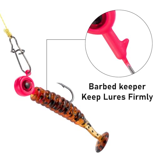 Crappie Jig Kit 30 Pcs - 6 Colors, 1/16oz Variation of THIS listing