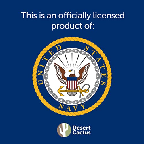 Navy Emblem Sticker Decal - Desert Cactus Officially Licensed Vinyl