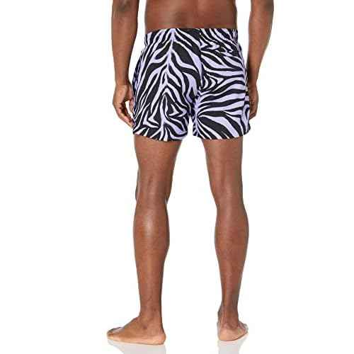 HUGO Men's Standard Modern Animal Print Swim Trunk