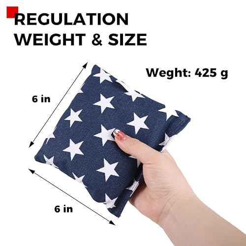 SPORT BEATS Cornhole Bags Set of 8 Regulation Weight & Size Includes Carry Case