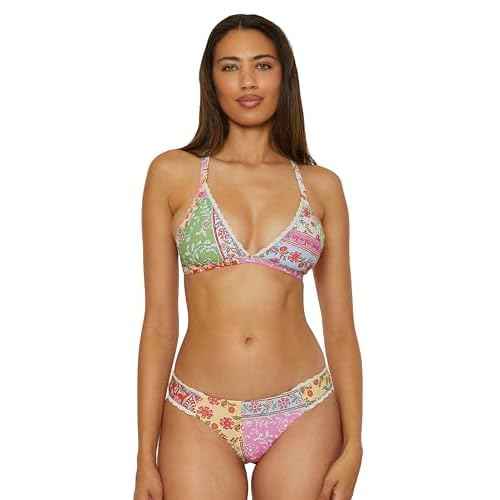 Lucky Brand Women's Seville Hipster Bikini Bottom, Cheeky Coverage, Swimwear Separates