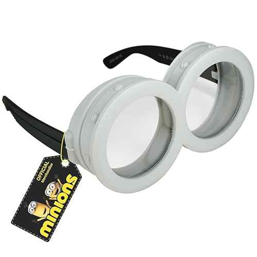 Sun-Staches Official Minions Goggles | Minions Costume Glasses | One Size Fits Most