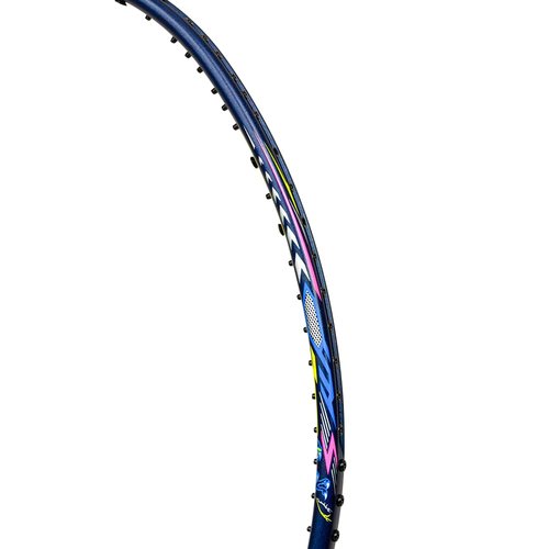 Hundred T-Rex 800 Strung Badminton Racket with Full Cover | 84 Grams | Maximum Tension ≤32 lbs (Navy)