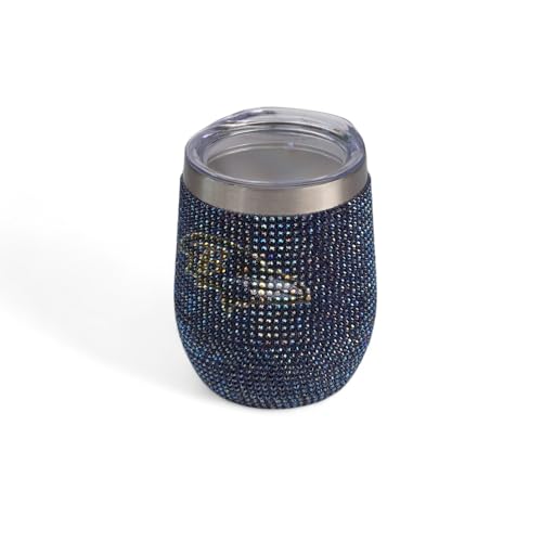 Official Licensed 2-Pack Bling Stemless Wine Tumblers - Baltimore Ravens