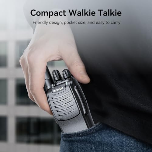 Retevis H777 Walkie Talkies Rechargeable Portable Two-Way Radio 3 Pack Without Screen