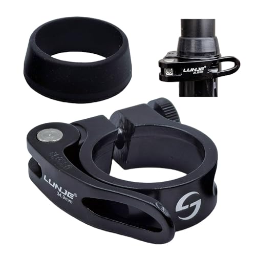Bike Seat Post Clamp Quick Release Aluminium Alloy 28.6mm 31.8mm 34.9mm - 31.8mm Variation