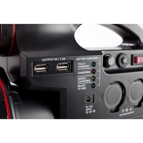 Celestron ? PowerTank 12 Telescope Battery ? Rechargeable Portable 12V Power Supply for Computerized Telescopes ? 84 Wh Power ? Built?in 2 USB Ports, Cigarette Lighter Adapter, Built-in Flashlight