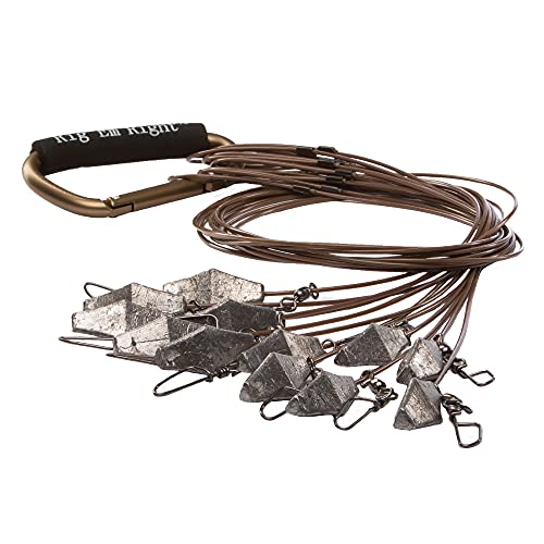 Rig'Em Right Waterfowl Pre-Rigged Decoy Anchors 30 Inch with 4-Ounce Weights