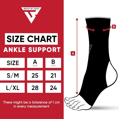 Muay Thai Ankle Wrap for MMA Kickboxing Martial Arts - Full Black Large-X-Large