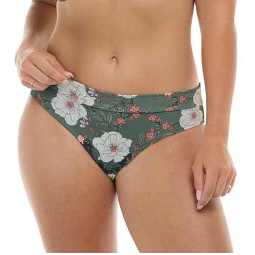 Body Glove Womens Contempo Full Coverage Bikini Bottom Swimsuit